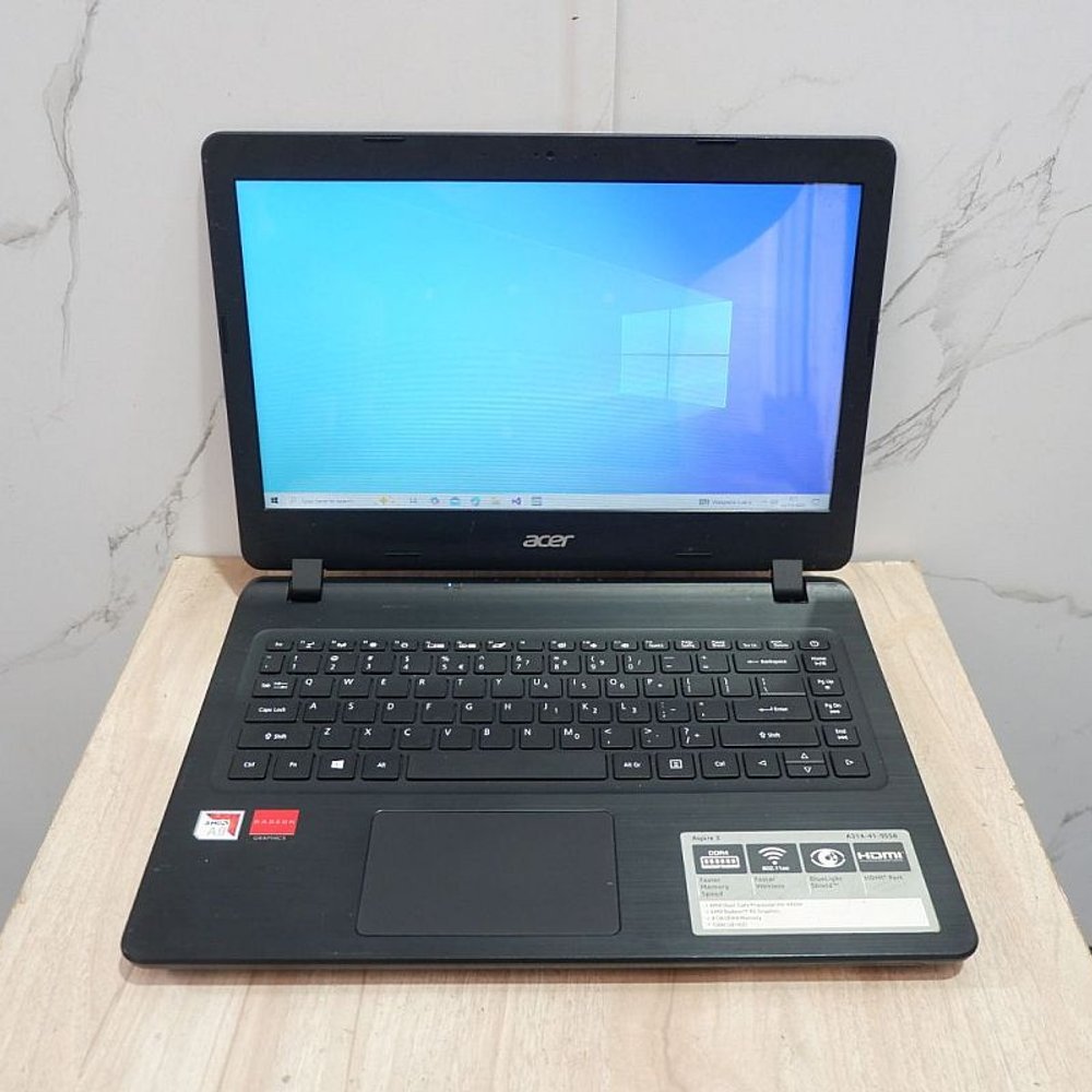 Laptop Acer Aspire A315-21 AMD A9 9420e Ram 4Gb Hdd 1Tb Nyaman Dibawa Harian Second Berkualitas Berg
