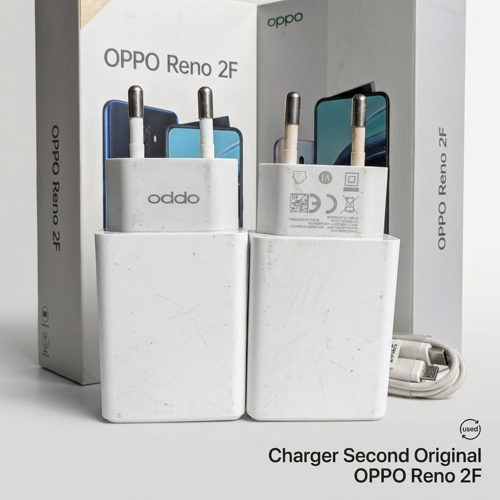Batok Charger Oppo OP52CAED Original Bekas 5V2A 10W Cocok Untuk Oppo Reno 2F Kepala Cas Charger