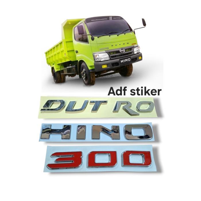 Flash Sale Emblem Hino Dutro 300 Timbul / Emblem Dutro Chrome / Emblem Hino 300 Chrome / Dutro Hino