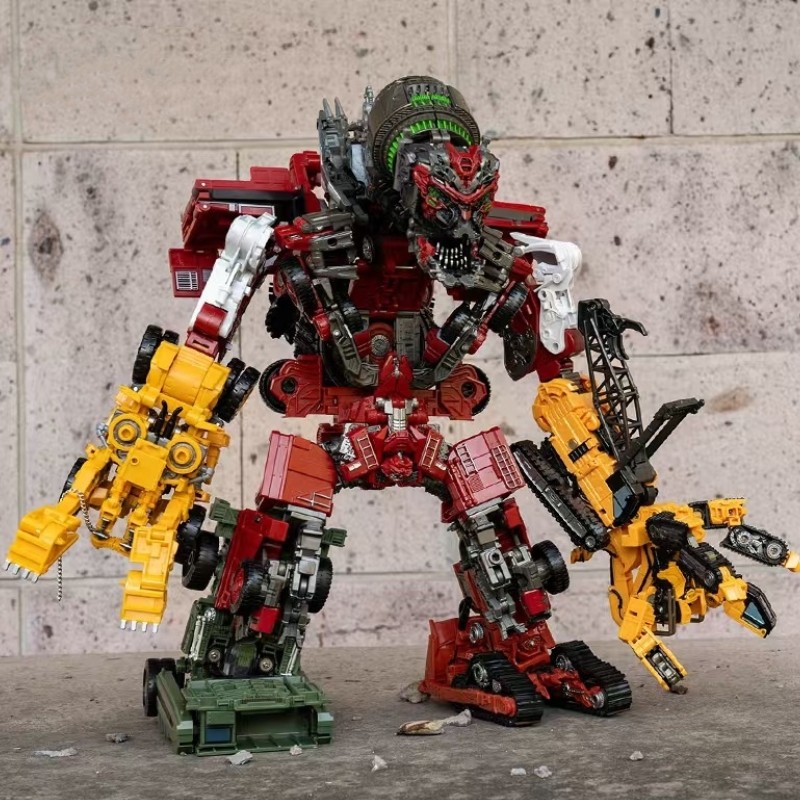 TAIBA 8 IN 1 Big Devastator Toys Transformation Robot Car Anime el Classic Boy Kids Gift DD01 DD04