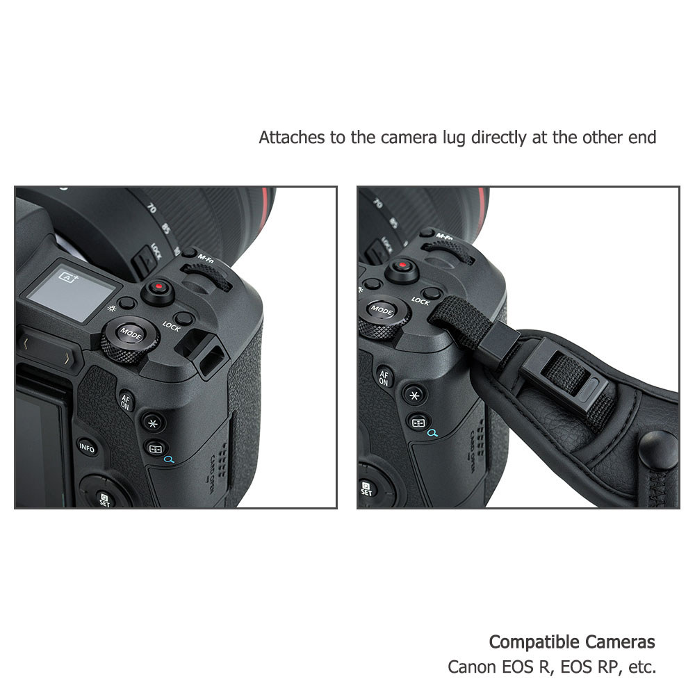 JJC Mirrorless Camera Wrist Hand Strap Grip For Fuji X100VI X100V XT5 XT4 XT3 XT30 II XT20 XS20 XS10