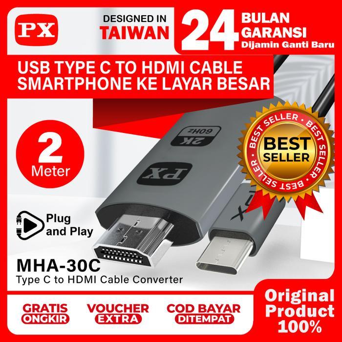 Kabel Hdmi Type C To Hdmi Dongle Mhl Mirroring Cable Anycast Dongle Miracast Mirascreen Ezcast