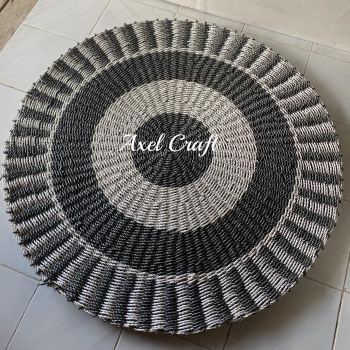 Vinicystore- Karpet Bulat Karpet Anyam Rug Anyam