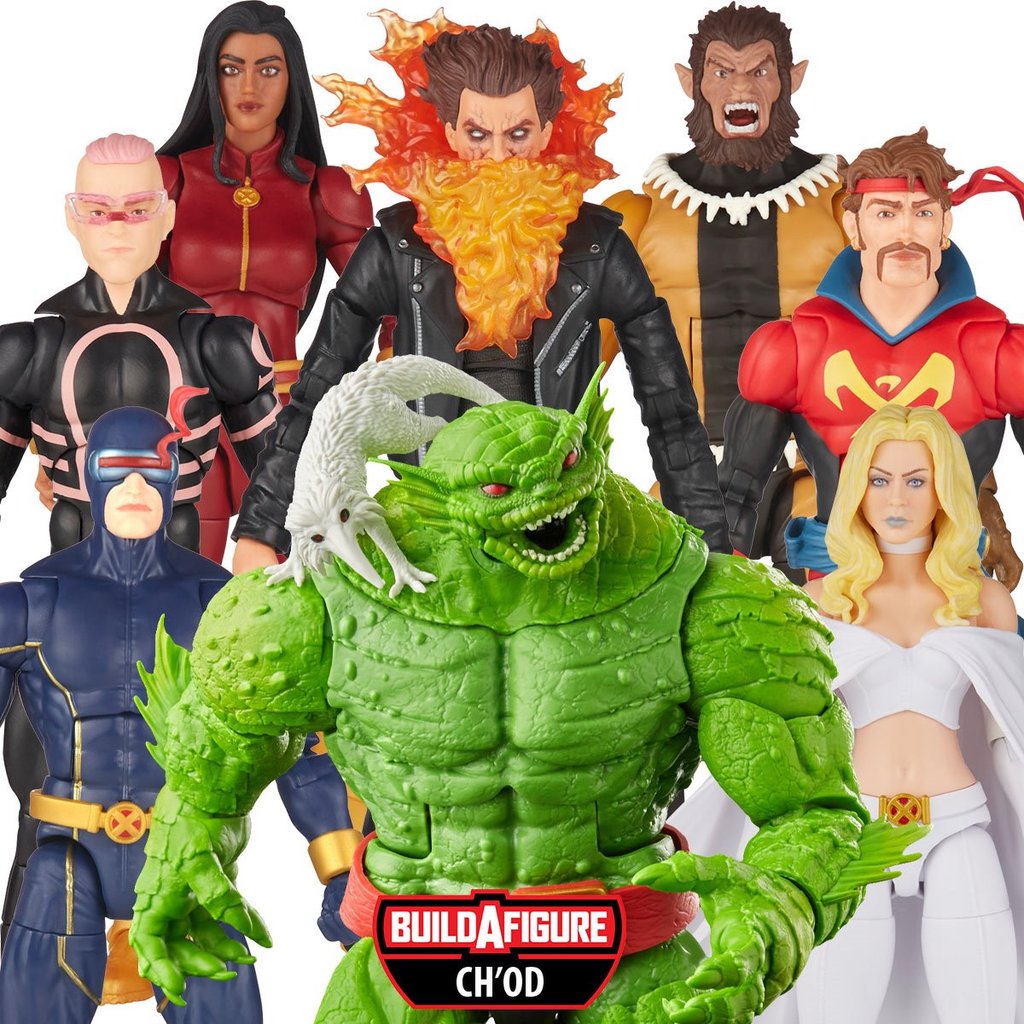 Marvel Legends Kid Omega Corsair Chamber Emma Frost Cyclops Monet St. Croix Fang Ch'od BAF Wave 6"