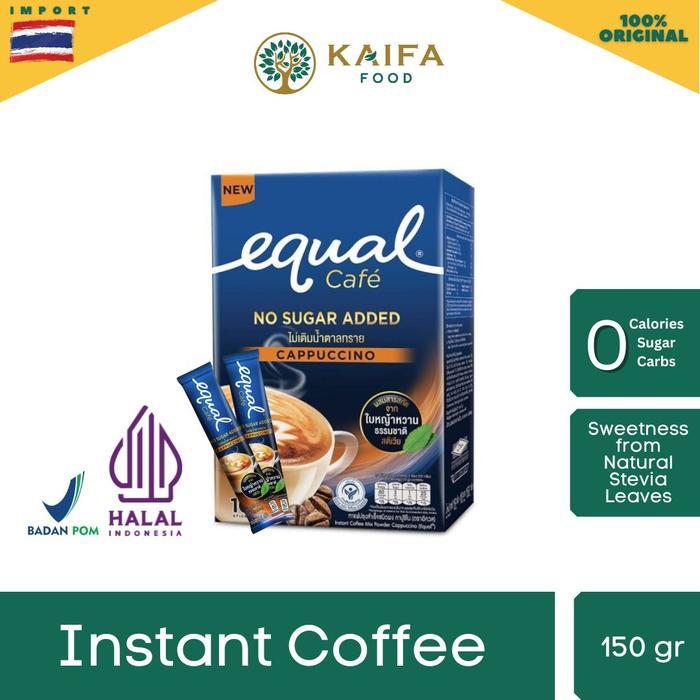 Yummy Equal Coffee Cappucino No sugar 10's