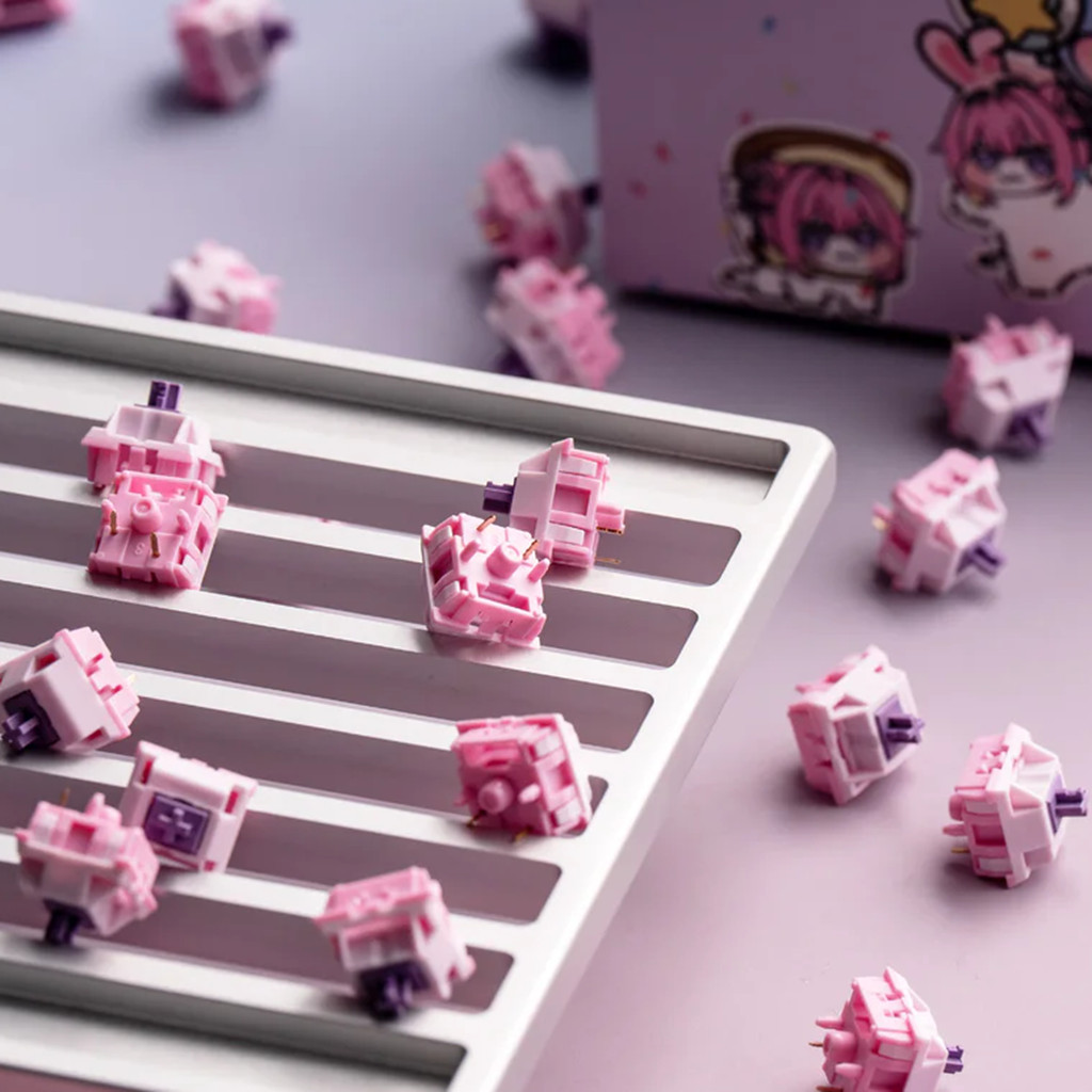 keygeek Doro Switches Newly launched Thocky Sandy OG Linear Kyeboard Switch F2 N4 PA66 keygeek