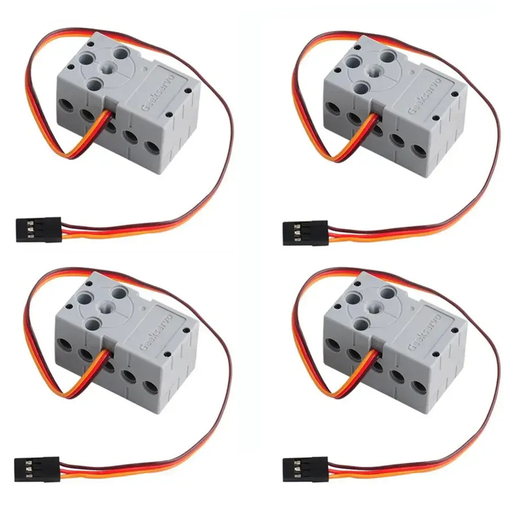 4PCS GEEKSERVO 2KG DIGITAL SERVO MOTOR 360 ROTATION DUAL SHAFT FOR /MICROBIT/RASPBERRY PI