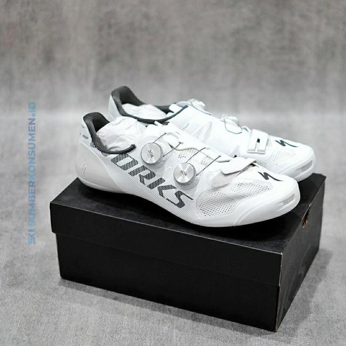 Sworks Vent Road Shoes White Sepatu Roadbike Specialized S Works - 36