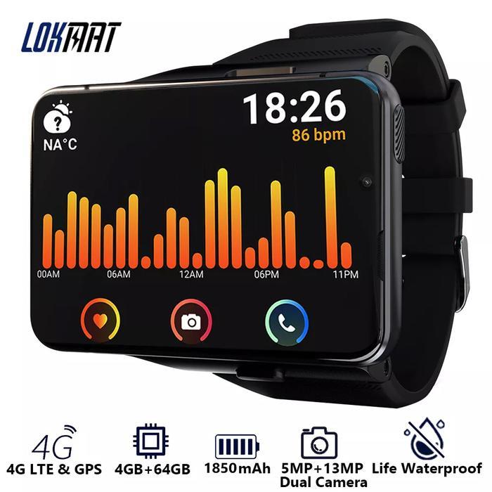 TERMURAH LOKMAT APPLLP MAX Android Watch Phone Dual Camera Video