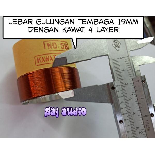 spull atau cone speaker 4layer buat speaker BMB 10 dan 12 inch