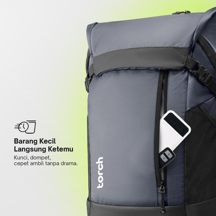 Eiger - Backpack Ishikari 20+2 Liter - Tas Ransel Sekolah Pria