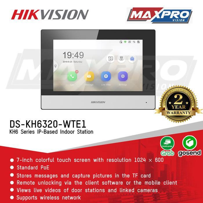 Hikvision Ds-Kh6320-Wte1 - Hikvision Video Intercom Indoor Station