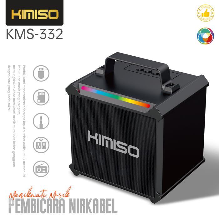 Promo Speaker Bluetooth Full Bass Original Kimiso-332 Speaker Komputer Wireless Pembicara Music Box