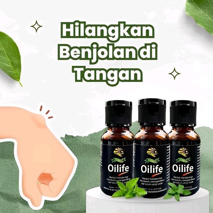 Nostrashp- Oilife - Minyak Oles Benjolan Di Tubuh Original Bpom Minyak Ajaib