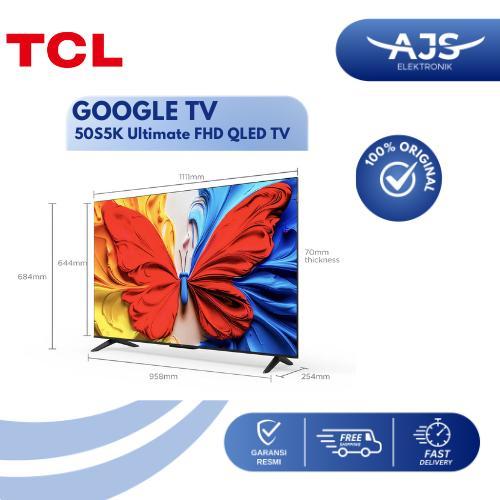 TCL GOOGLE TV 50 INCH FHD QLED - 50S5K - TV TCL - TV 50" - GOOGLE TV TCL - GOOGLE TV 50"