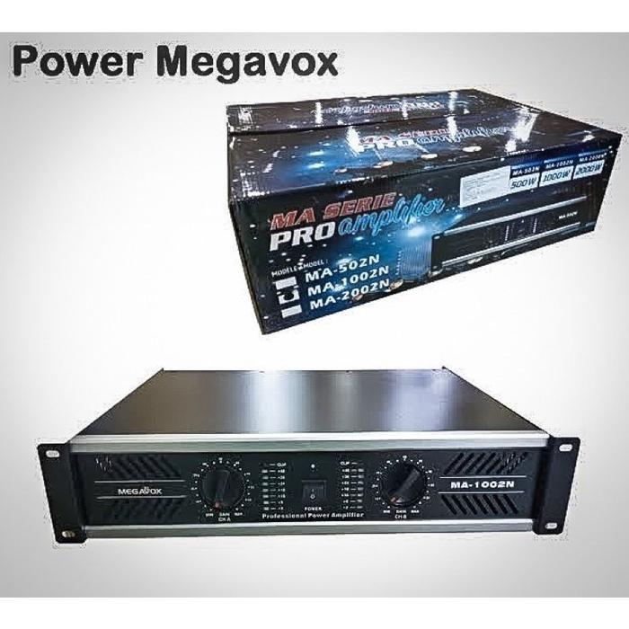 POWER AMPLIFIER MEGAVOX MA 1002 AMPLI MEGAVOX MA 1002N MA1002 ORI