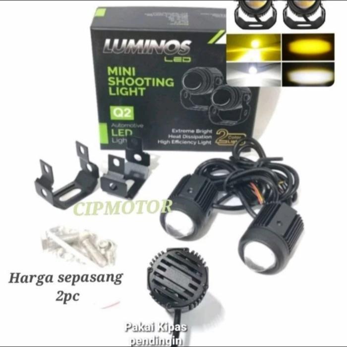 Lampu Tembak Vinyx Luminos Bullaes Xmax Nmax Mini Driving D2 Laser 2Pc