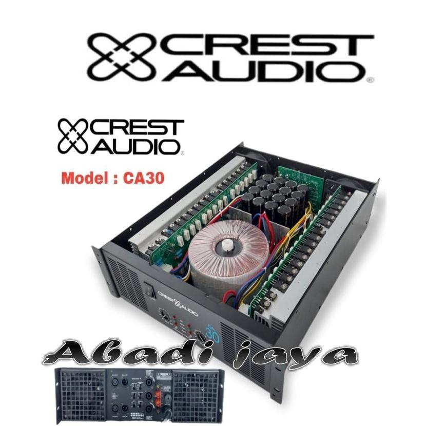 Power Amplifier Crest Audio Ca 30 Crest Audio Ca30 #Gratisongkir
