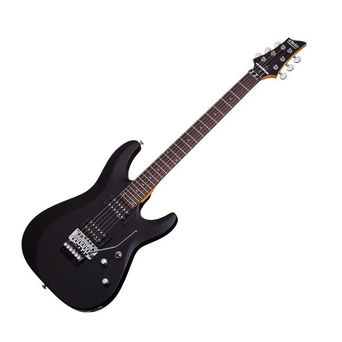 Schecter C6 FR Deluxe Electric Guitar - Gitar Listrik - Satin Black