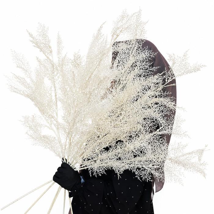 Daun Cemara Asparagus Artificial Smoke Bush Hiasan Kamar Tidur Ruang Tamu