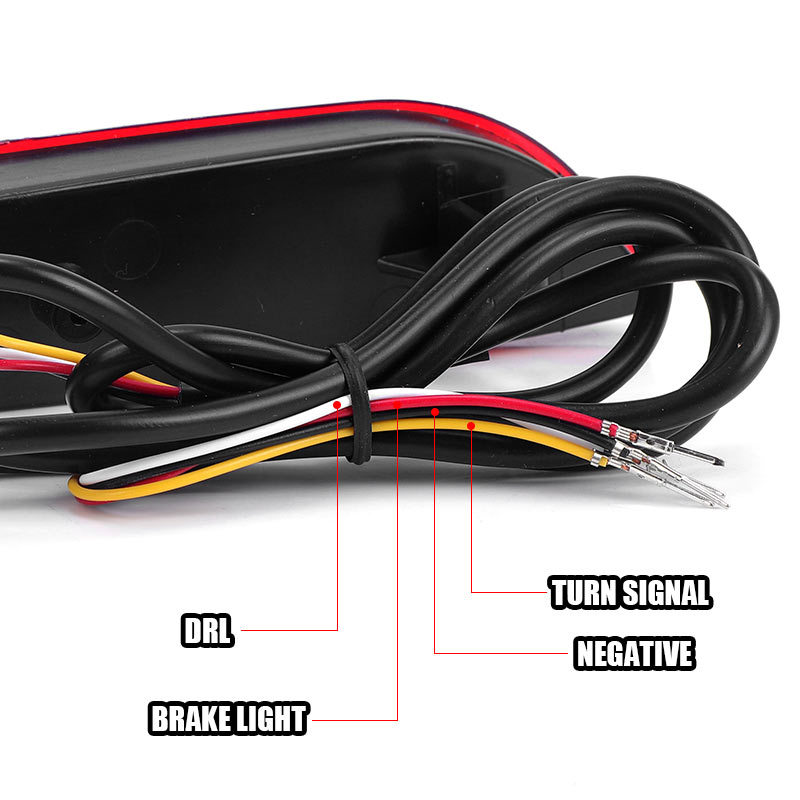 CAR REAR BUMPER REFLECTOR LIGHT TAIL BRAKE LAMP LED TAILLIGHT FOR MAZDA CX5 CX-5 2022 2023 MAZDA 6