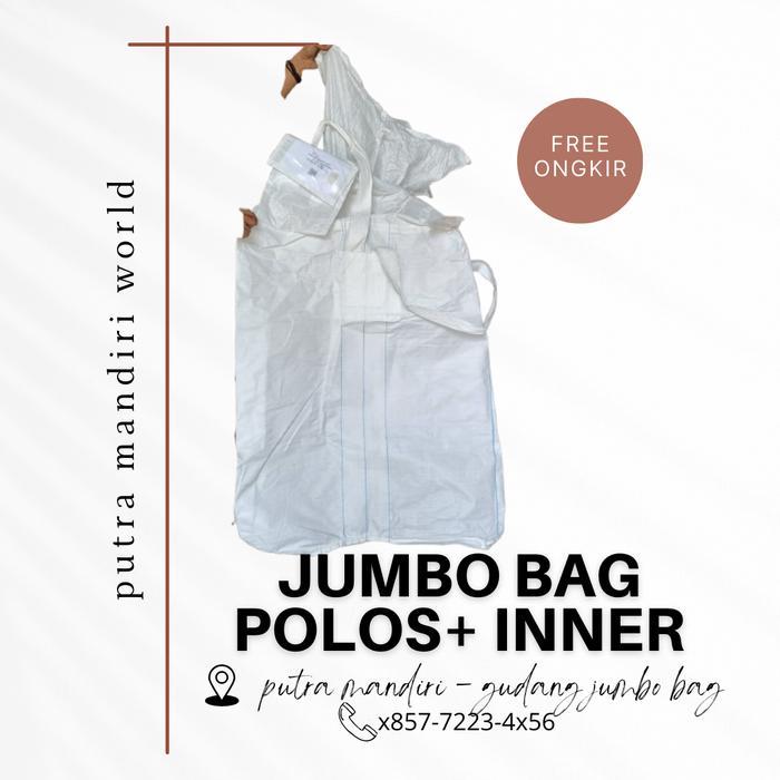 Terlaris karung jumbo bag uk 90x90x110 cm dengan inner plastik SALE
