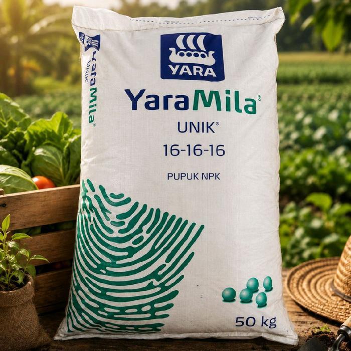 Pupuk YaraMila UNIK NPK 16.16.16 Ukuran 50 Kg