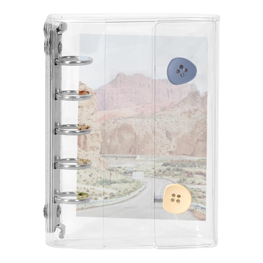 Transparent Sticker Organizer Binder Sticker Binder Album Organizer Book Notebook Aesthetic Keeper