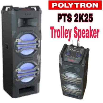 Speaker Portable Polytron Pts2K25 Trolly PtS2k25 / PTS 12KF25 New