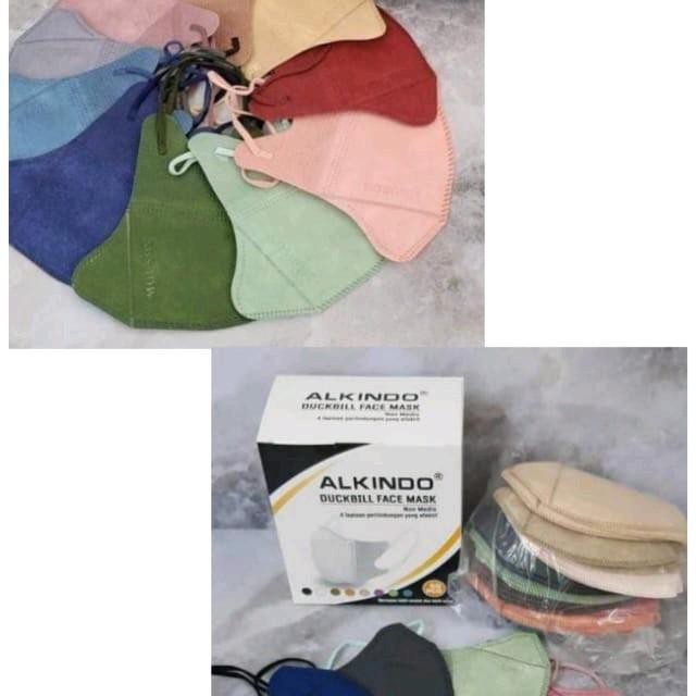 KJ masker duckbil alkindo /mouson mix warna 50pcs Wajah