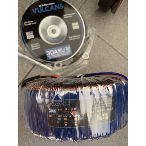 TRAVO VULCANS BOMBARDIR 30A CT 62V -TRAVO TOROIDAL TOROID 30 A 62 V