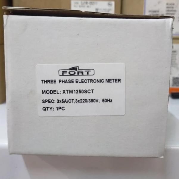KWH METER 3 PHASE XTM1250SCT ANALOG VIA CT FORT