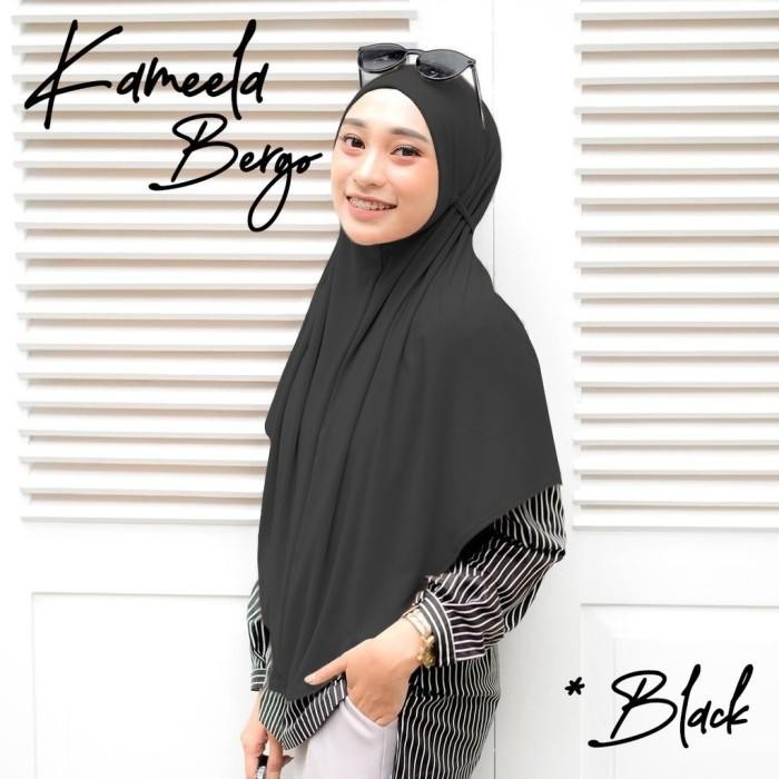 (Good) Jilbab Hijab Kerudung Bergo Khimar Instan Syari Non Pet Tali Kameela