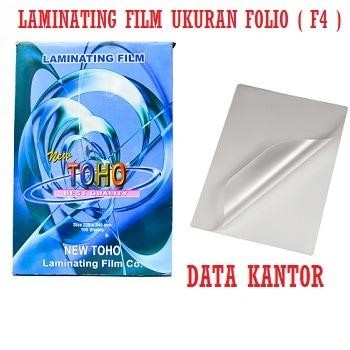 

Plastik Laminating TOHO Ukuran FOLIO (F4) 100 Micron-Laminating Film