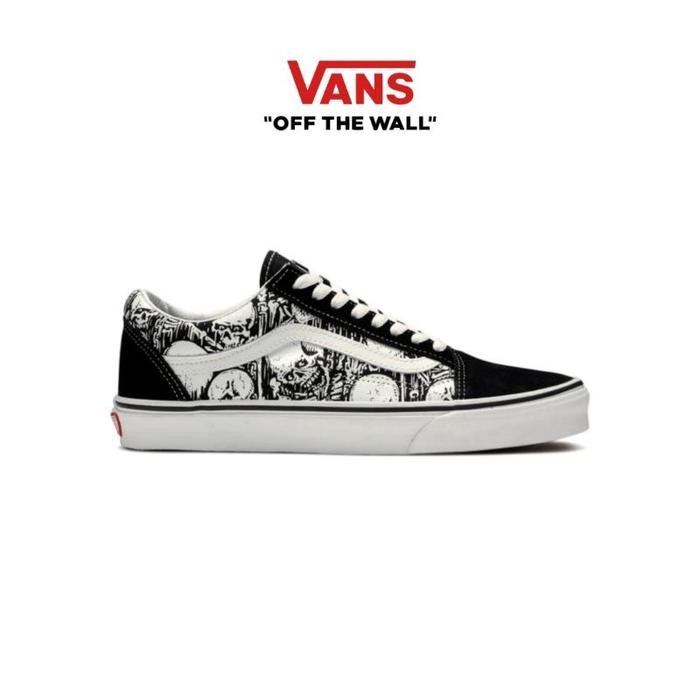 Vans Old Skool Forgotten Bones Black White