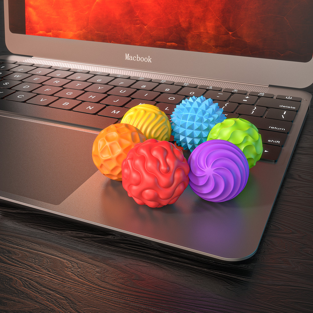 Upgraded Second Generation Silicone Magneti Balls Fidget Toy Worry Balls Autism Calming Toy Kid