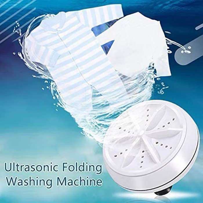 Mesin Cuci Mini Portable USB Ultrasonic / Mesin Putar Pencuci Pembersih Pakaian Dalam Kaos Kaki