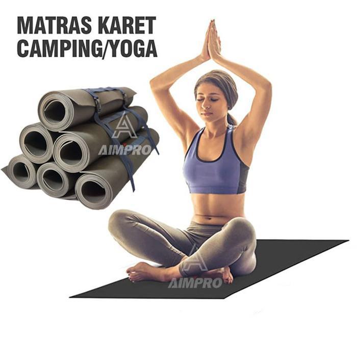 Matras Camping / Matras Yoga Motif Polos Dewasa Ukuran 200X60 Cm #Gratisongkir