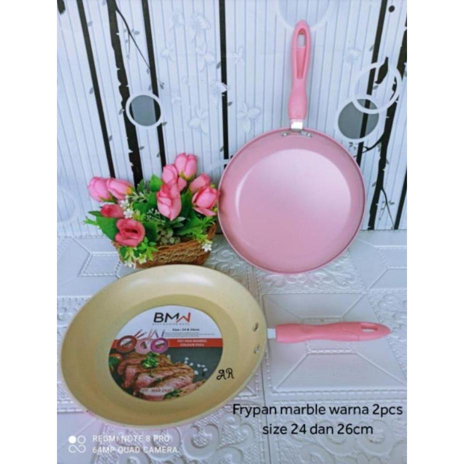 Frypan Marble Warna 2 Pcs Bmw