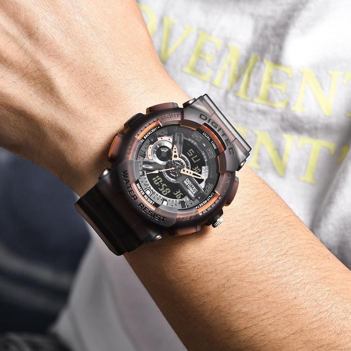 DIGITEC DA-2020T JAM TANGAN PRIA DOUBLE TIME DA2020T 2020 2020T GA110