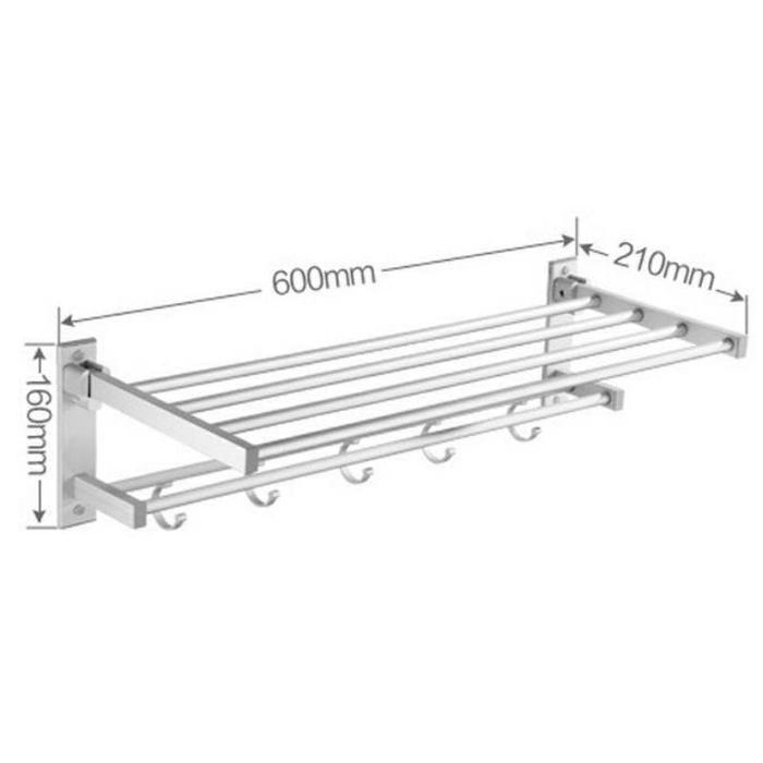 ID RAK HANDUK KAMAR MANDI - RAK DINDING KAMAR MANDI - RAK ALUMUNIUM KAMAR