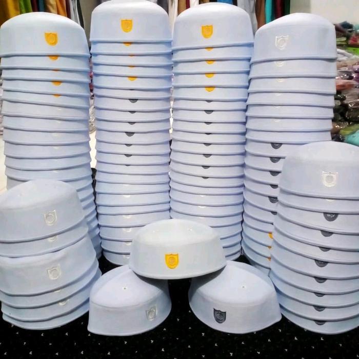 ( 10 pcs) peci songkok kopiah malaysia peci terompah malaysia super Putih Dewasa Muslim peci