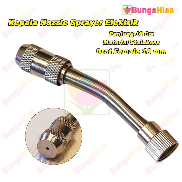 Kepala Nozzle Stainless Sprayer Elektrik Spuyer Spray Hama Spr-113