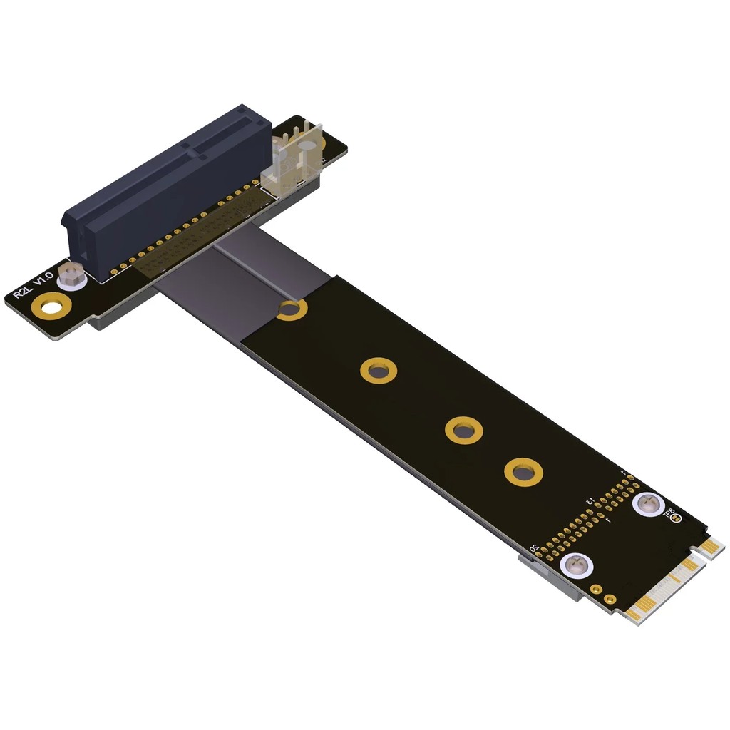ADT-LINK M.2 NVME TO PCIE 3.0 X4 RISER CABLE FOR PCIE X4 SSD RAID, LAN, CAPTURE CARDS TO M.2(ULTRA