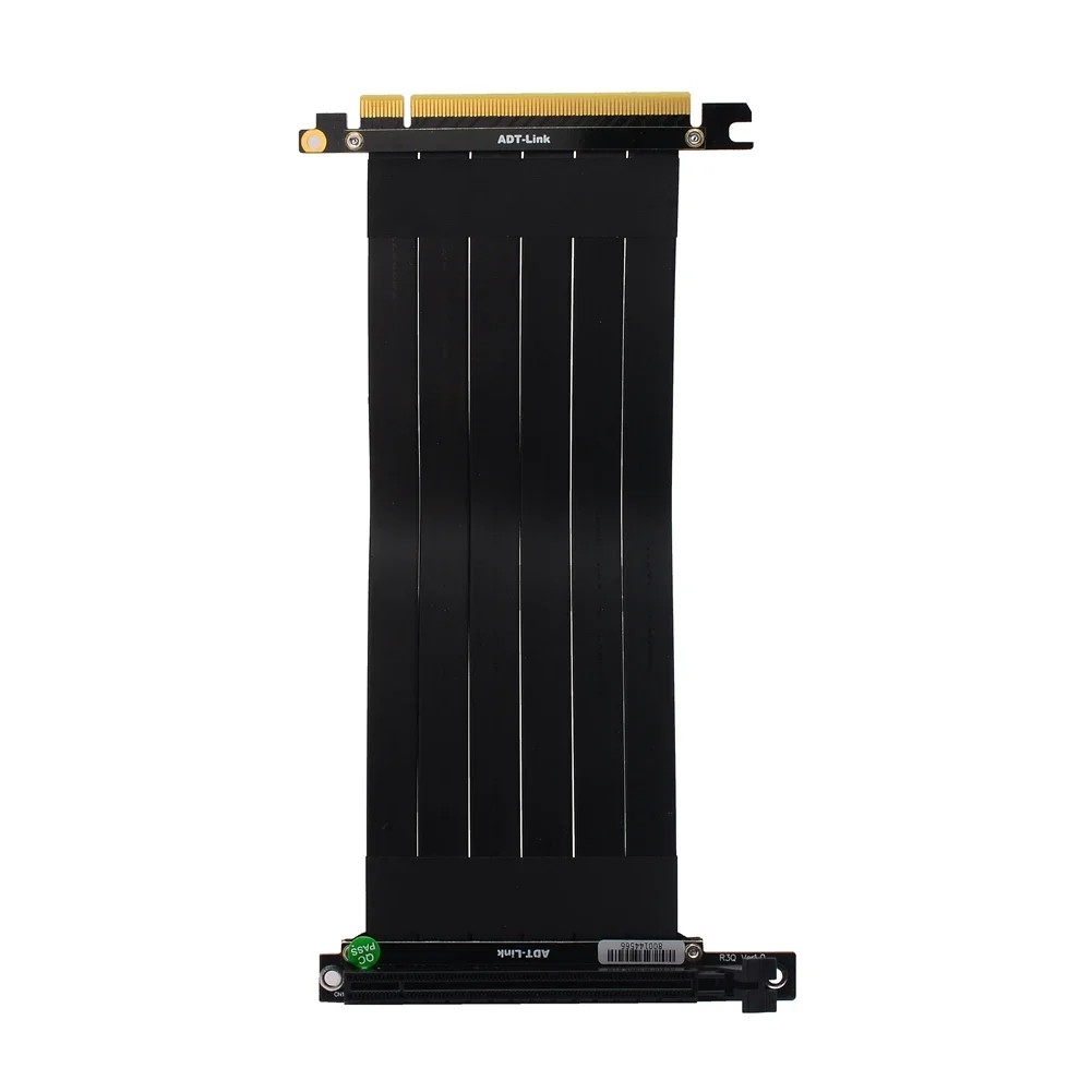 ADT-LINK PCIE 3.0 X16 GRAPHICS CARD EXTENSION CABLE FOR ANTEC COOLMASTER VIDEO CARD PCIE VERTICAL