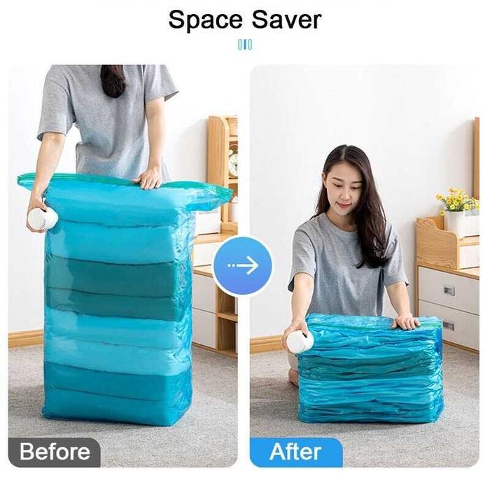 Pompa Vakum Elektrik Plastik Vacum Baju Travel Vaccum Bag Pakaian