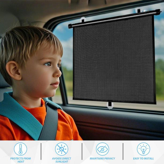 Tirai Sun Shield / Tirai Jendela / Pelindung Panas Roller Blind Mobil