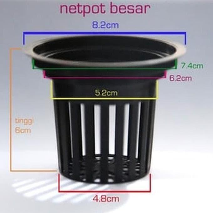 Jual Netpot BESAR 8 cm / net pot hidroponik BESAR 8 cm / hidroponik