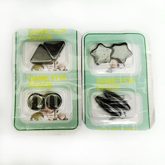 Set Magnet 4 Bentuk Besi Berani Mainan Anak Jadul 90An