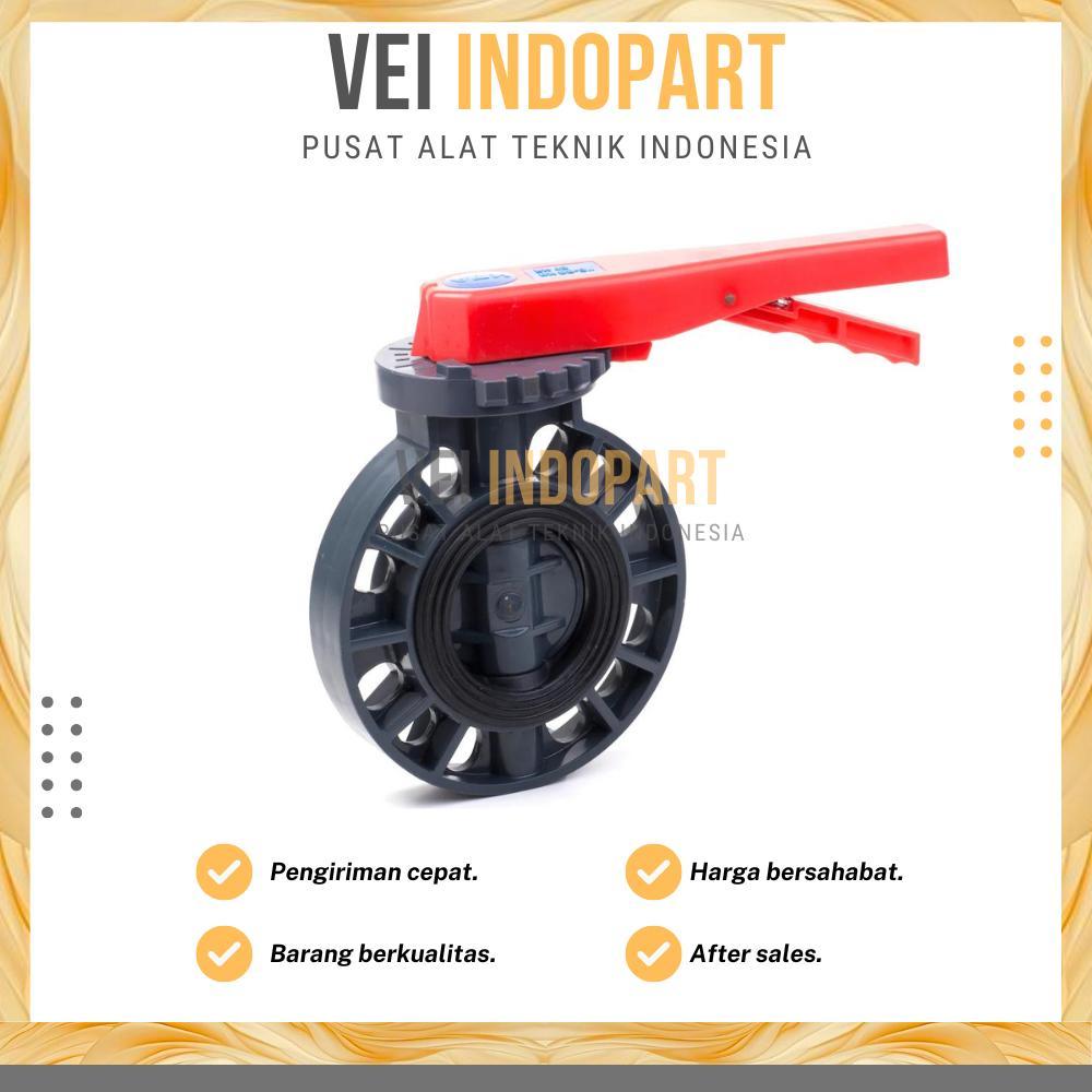 6'' PVC STOP VALVE BUTTERFLY VALVE PVC 6" INCH